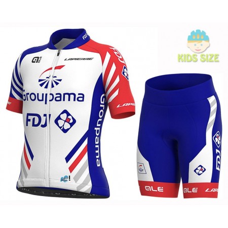 Tenue Maillot + Cuissard 2020 Groupama-FDJ Enfant N001